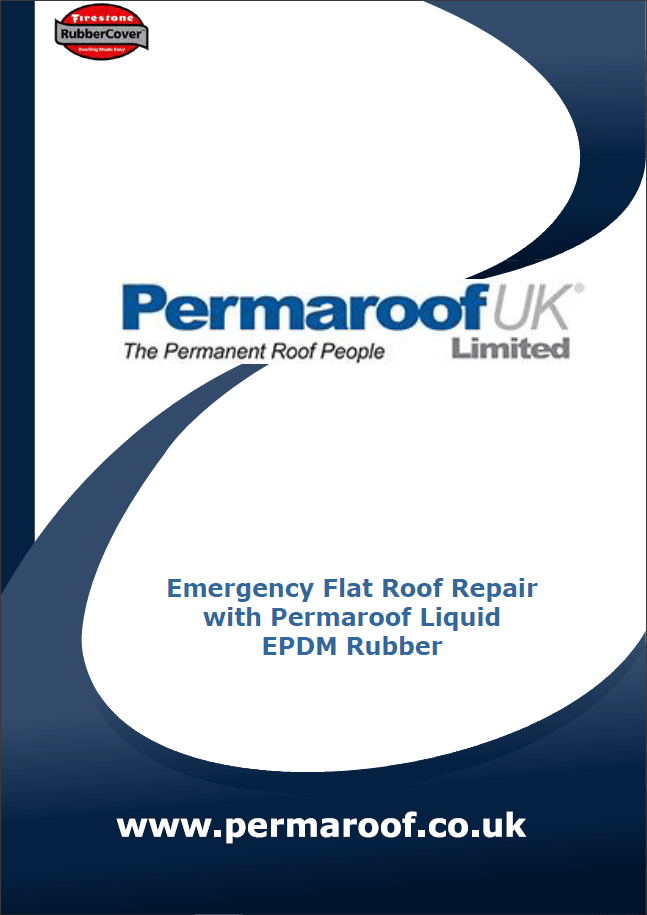 使用permarooof液体防水材料进行紧急屋顶维修
